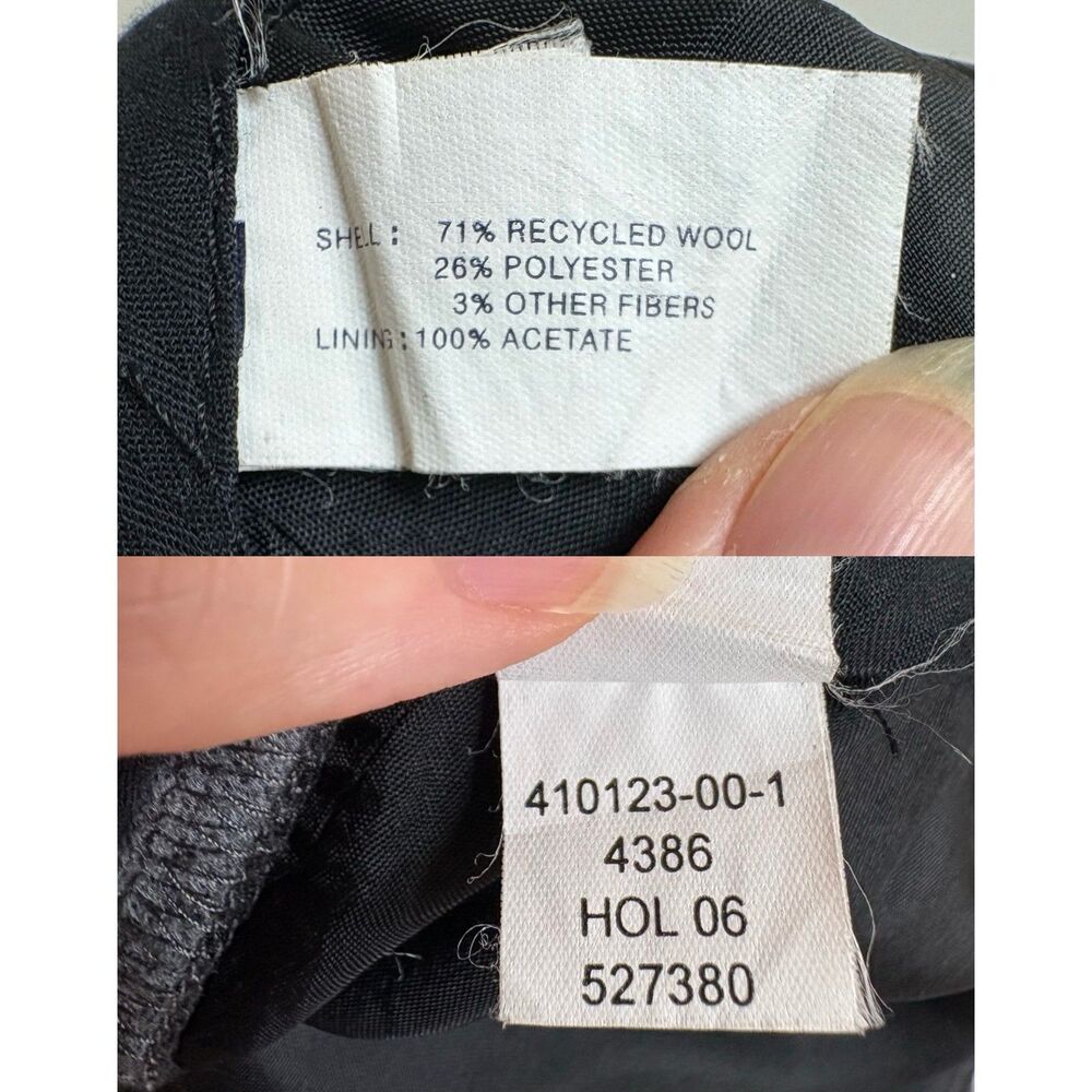 GAP 1969 Wool Fatigue Pants Grey Holiday 2006 Trousers Mens Slacks 32x30 Y2K Vtg - Picture 8 of 9